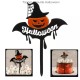 CTHB CAKE TOPPER NEGRU HAPPY HALLOWEEN 16X11 CM